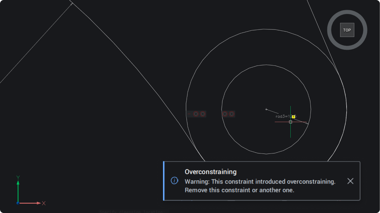 Notification message dialog box