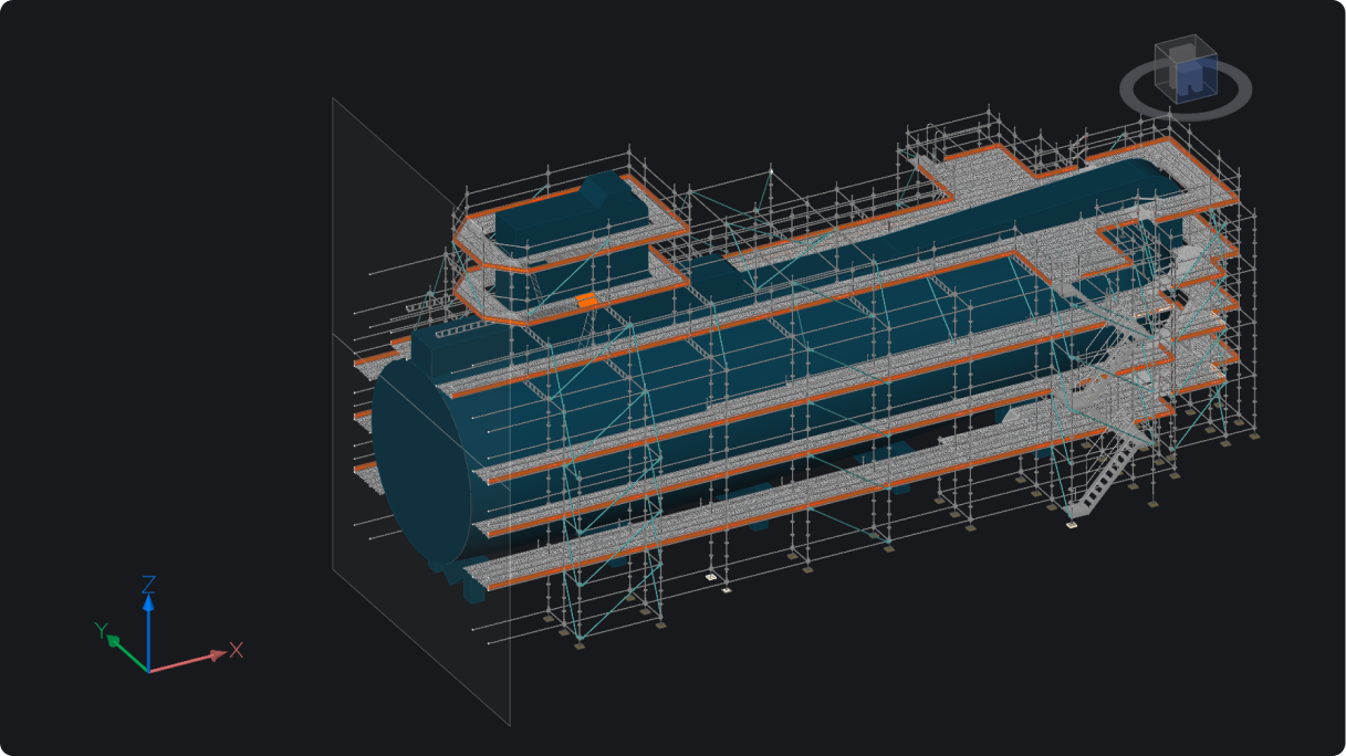 Section view plane visibility