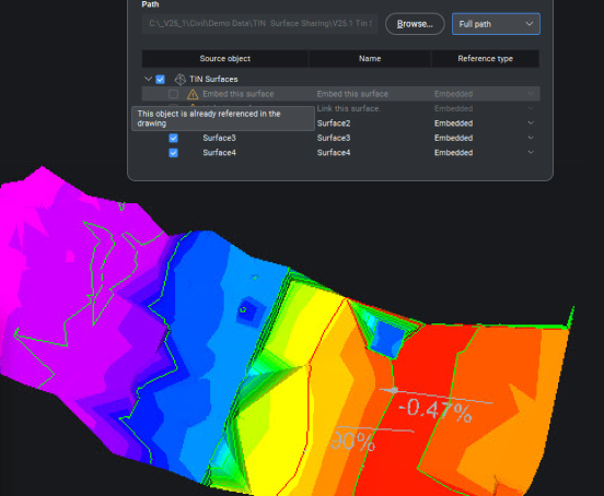 Create optimized TIN surfaces from point clouds with BricsCAD Pro