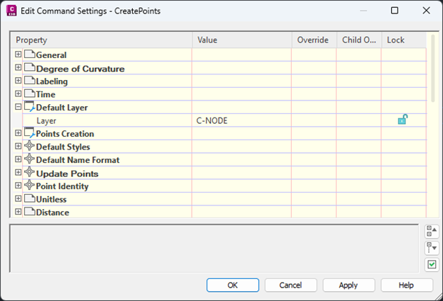 Create Points: Civil 3D