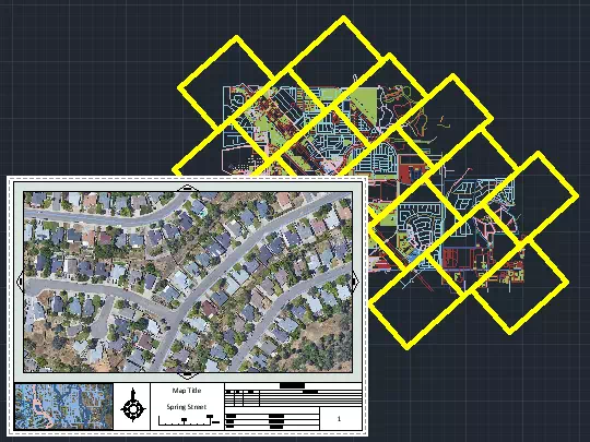 Map Books in CAD: Spatial Manager V10