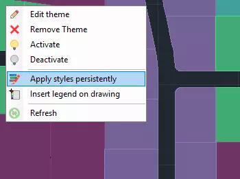 Persistent thematic maps: Spatial Manager V10