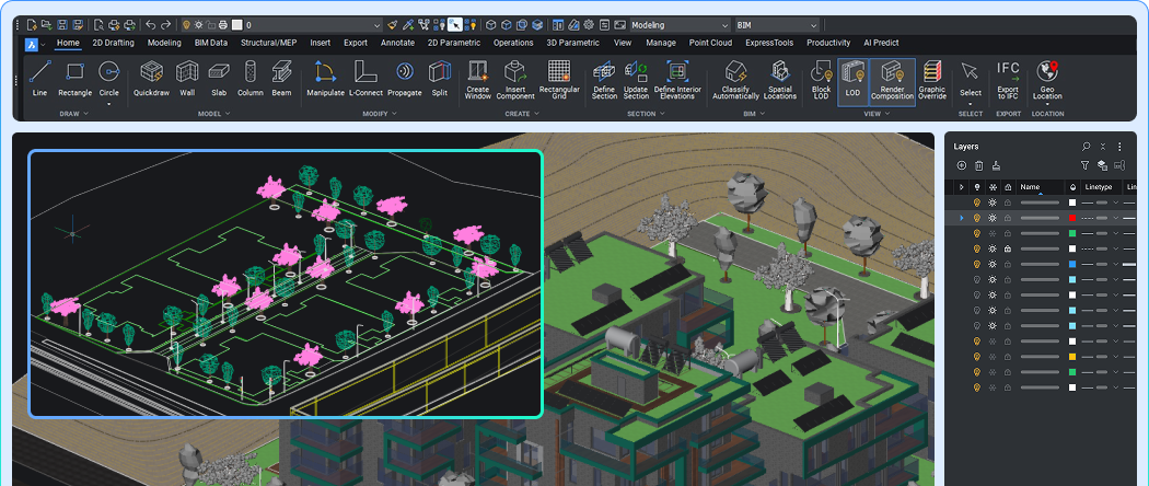 Land surveying tools