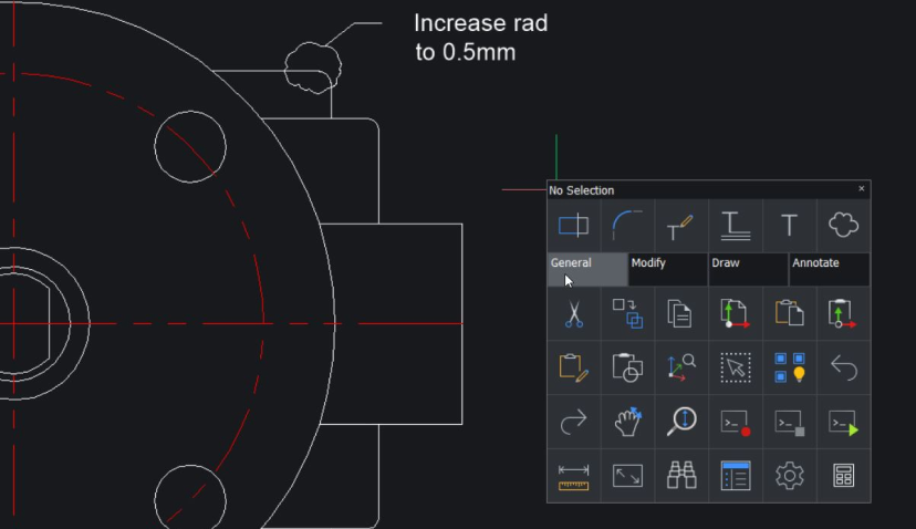 Review and edit drawings in BricsCAD Lite