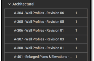 Bluebeam Sets - Easy Navigation