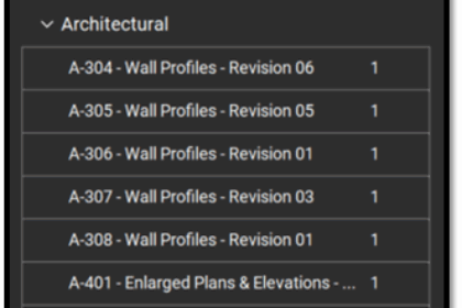 Bluebeam Sets - Easy Navigation