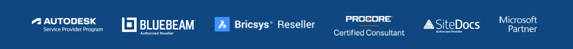 Partnering with Autodesk, Bluebeam, BricsCAD, Microsoft, Procore, and SiteDocs