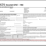 AIA G702 payment form