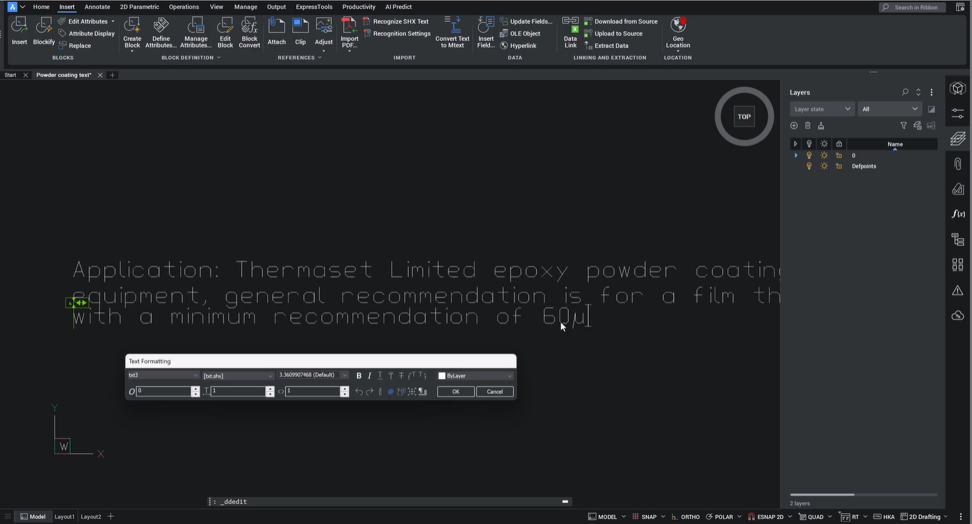 Convert and edit SHX text from PDF imports