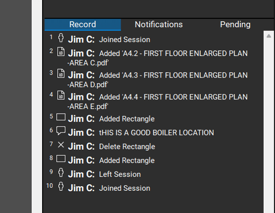 Bluebeam Studio Session Attendance Tracking